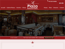 Tablet Screenshot of leplaza.fr